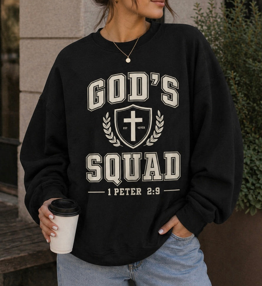 GOD'S SQUAD Crewneck